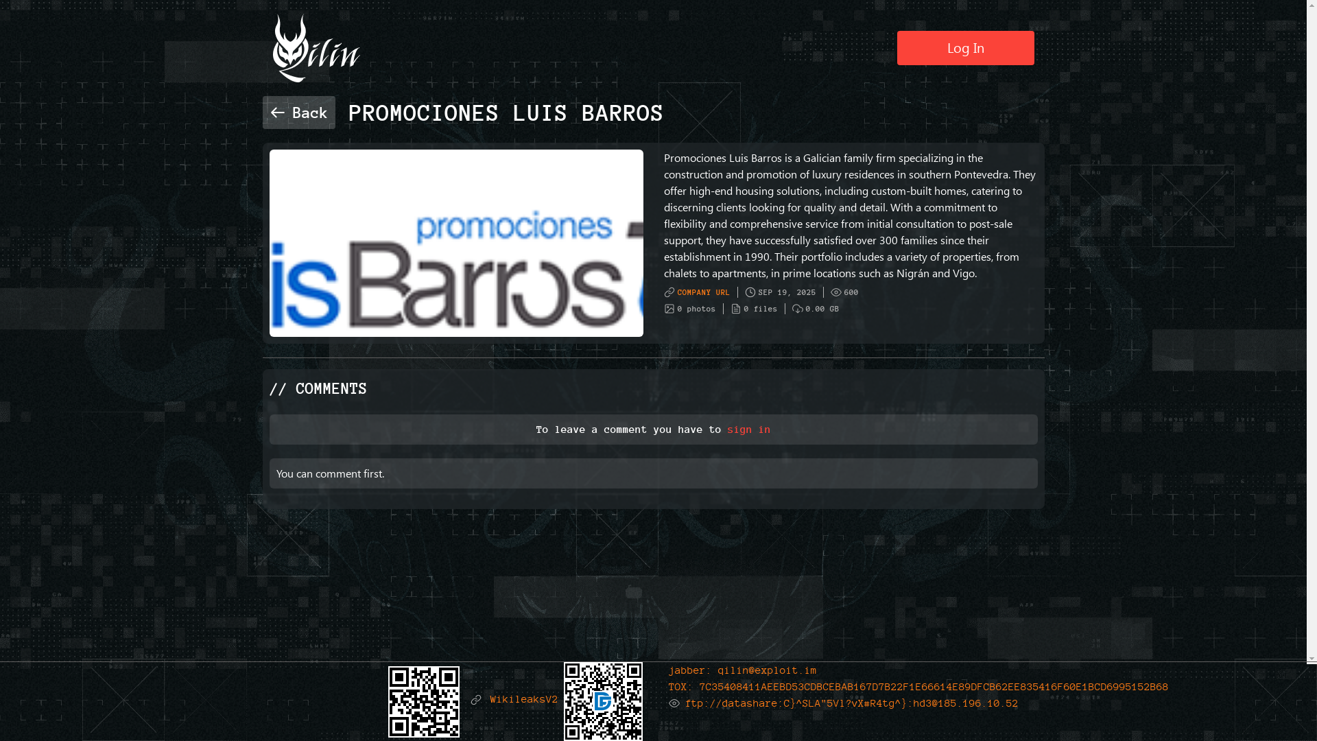 Screenshot del ataque