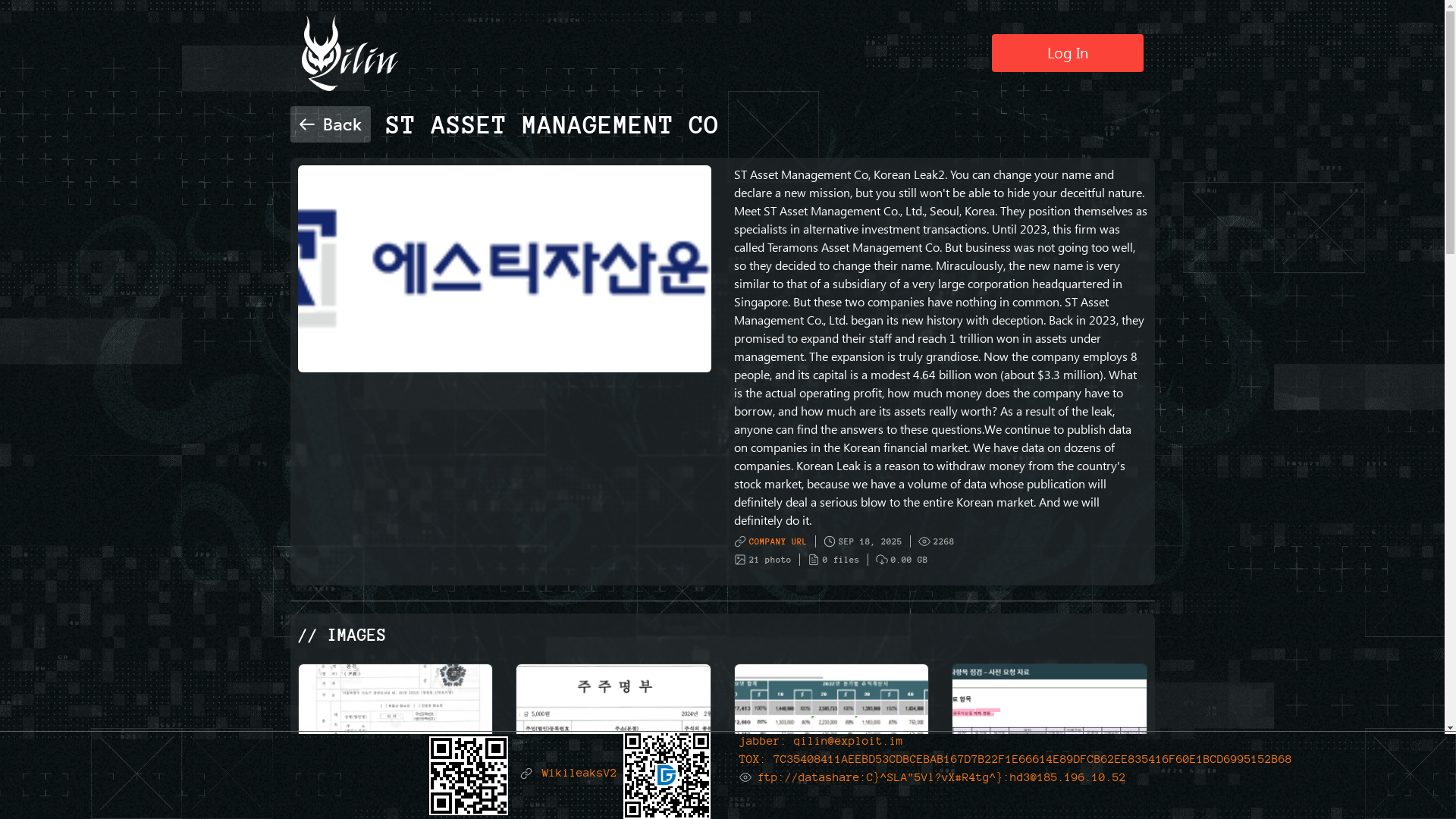 Screenshot del ataque