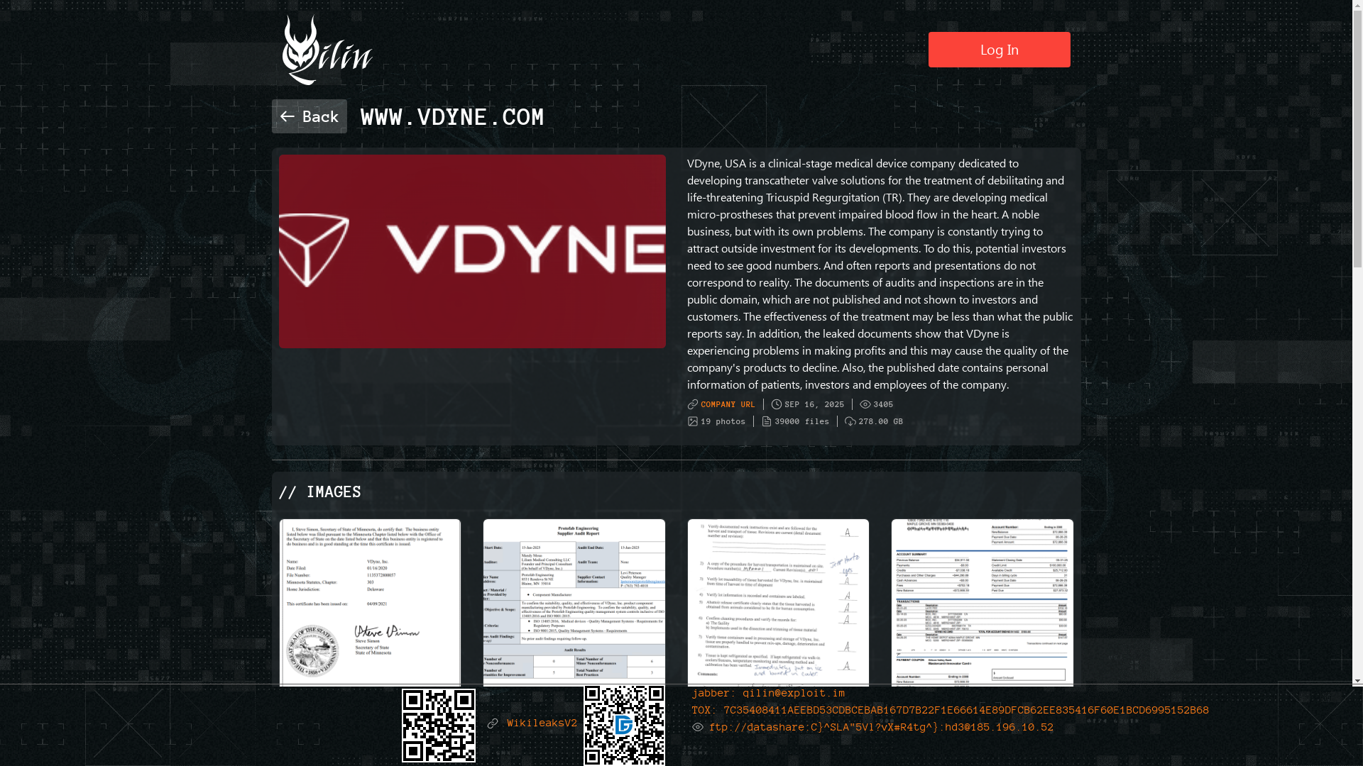 Screenshot del ataque