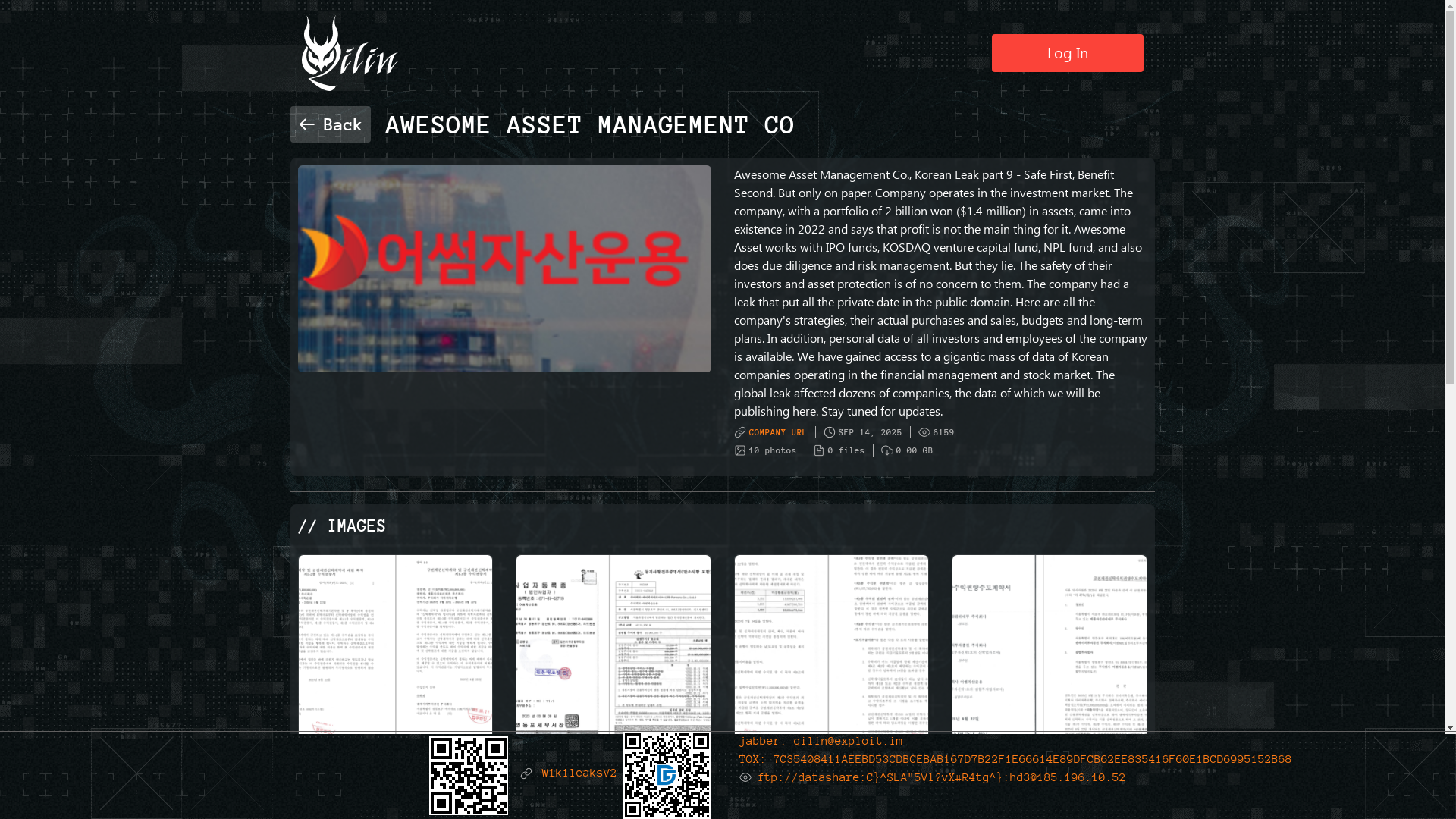 Screenshot del ataque