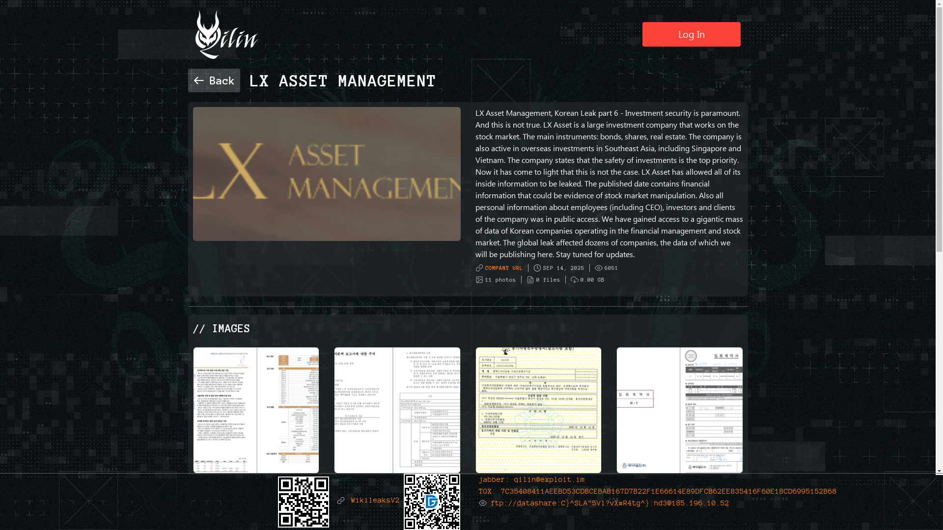 Screenshot del ataque