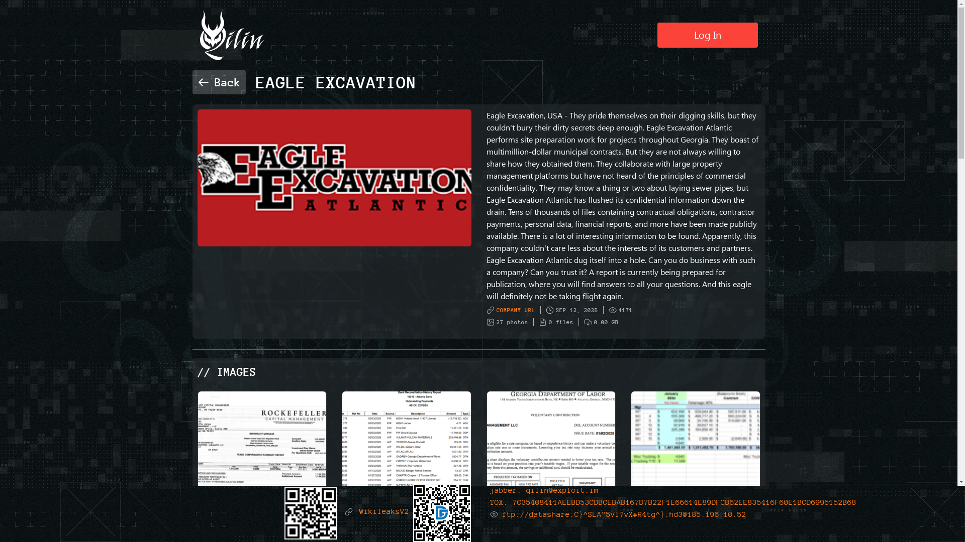 Screenshot del ataque