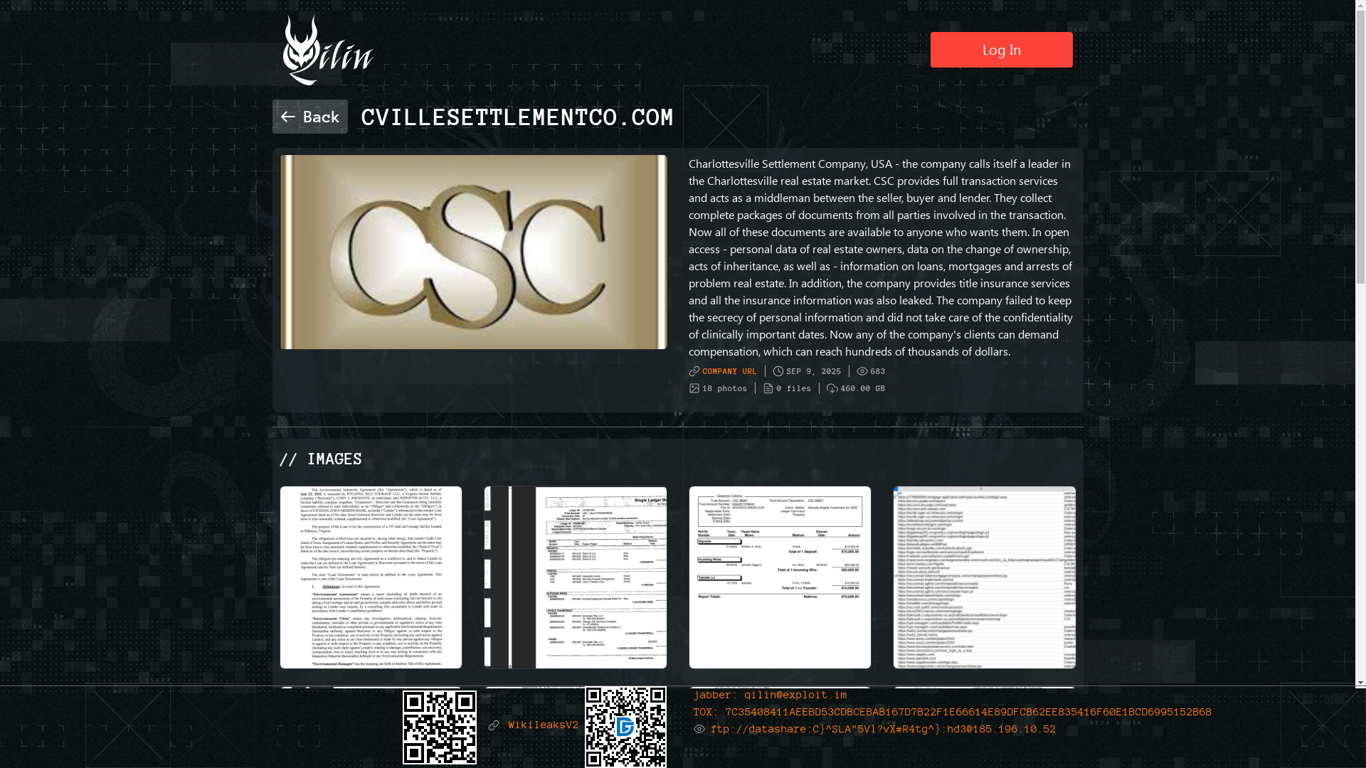 Screenshot del ataque