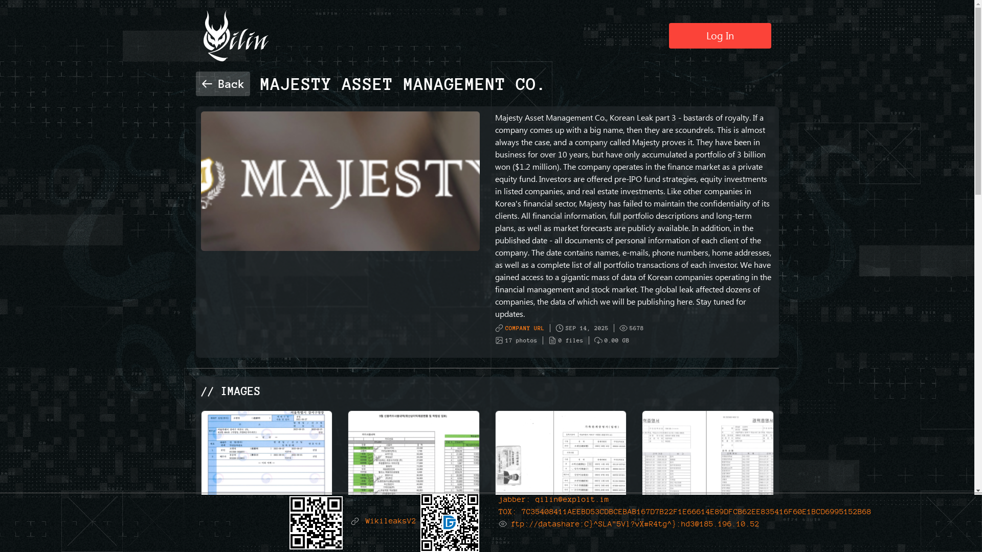 Screenshot del ataque