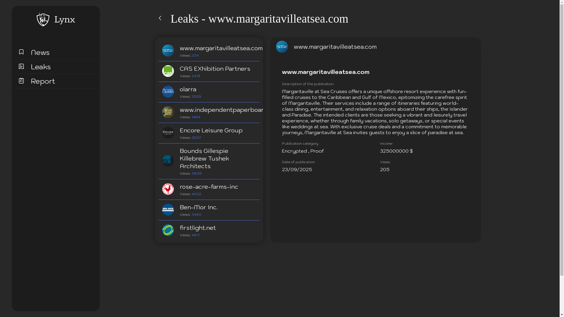 Screenshot del ataque