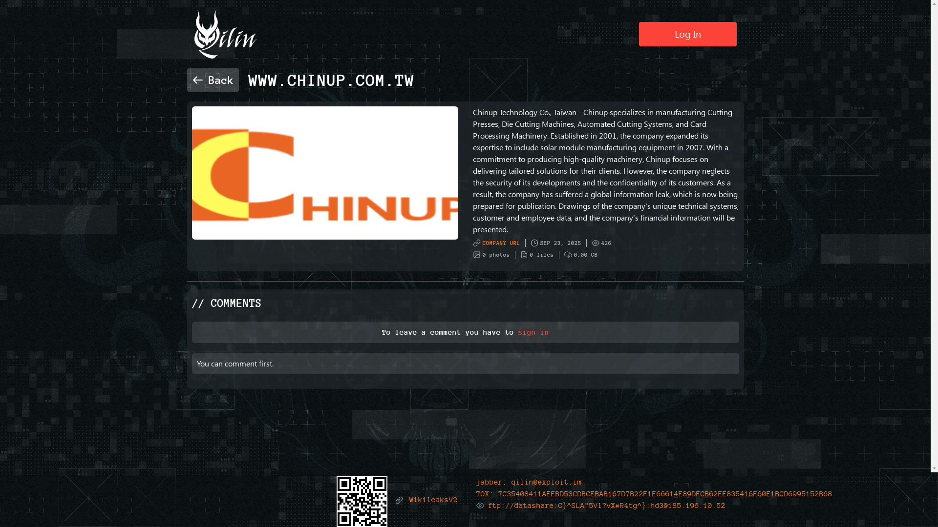 Screenshot del ataque