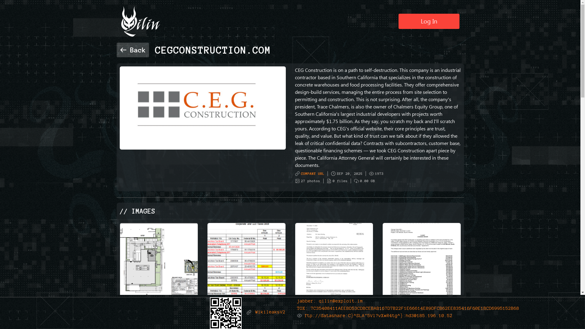 Screenshot del ataque