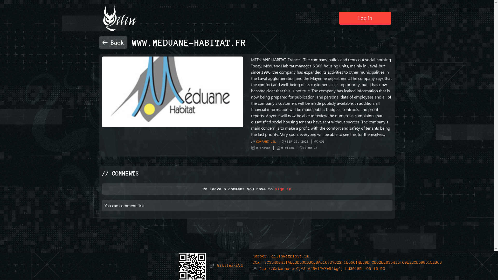 Screenshot del ataque