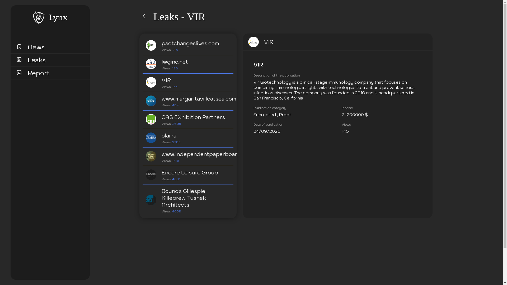Screenshot del ataque