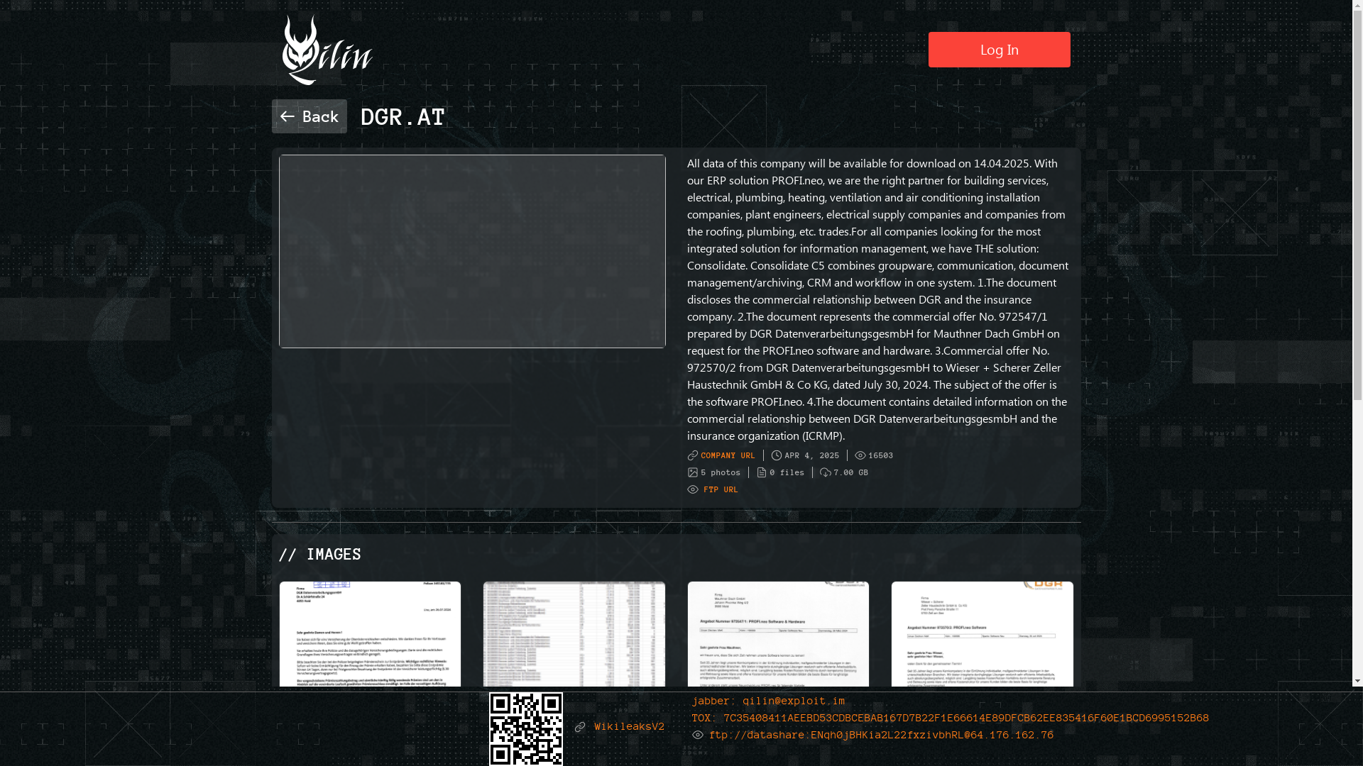 Screenshot del ataque