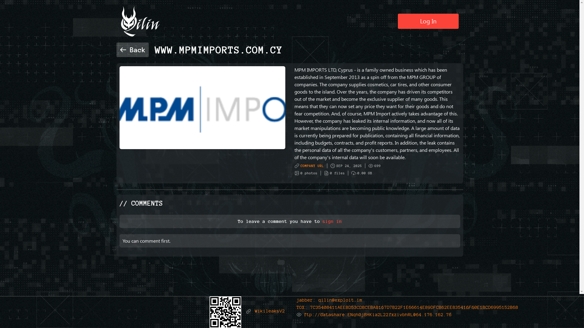 Screenshot del ataque