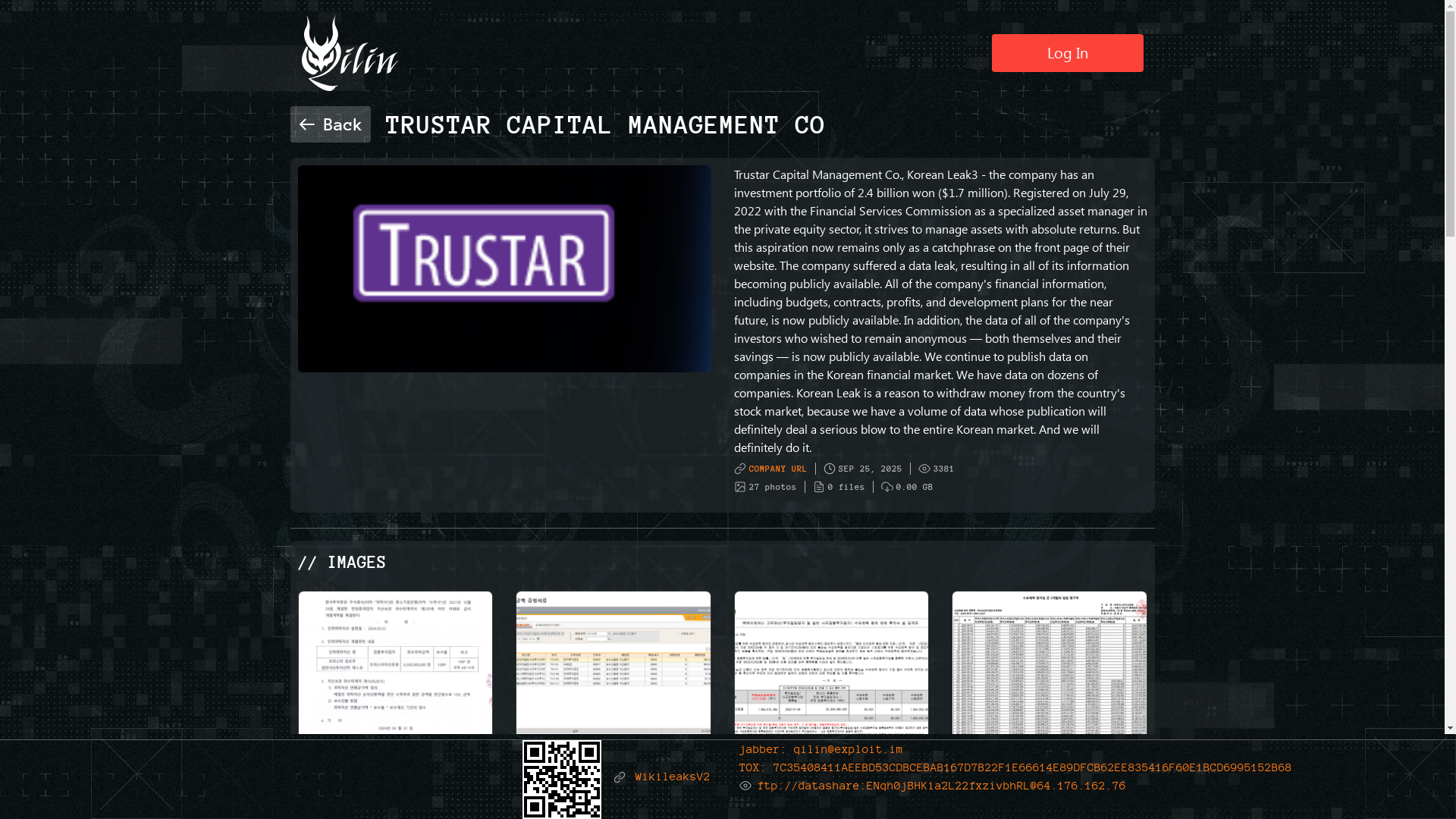 Screenshot del ataque