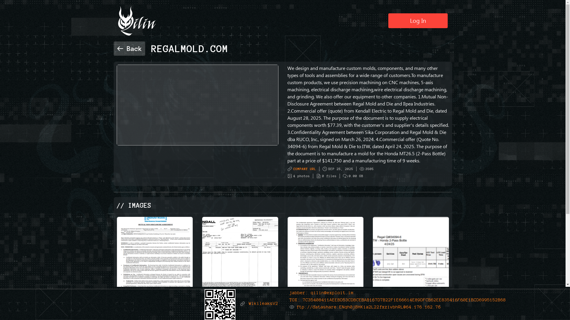 Screenshot del ataque