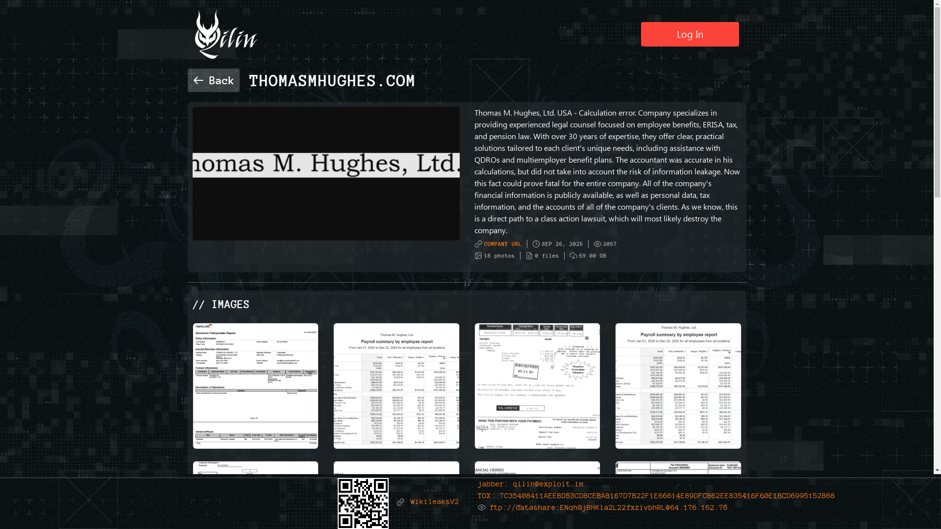 Screenshot del ataque