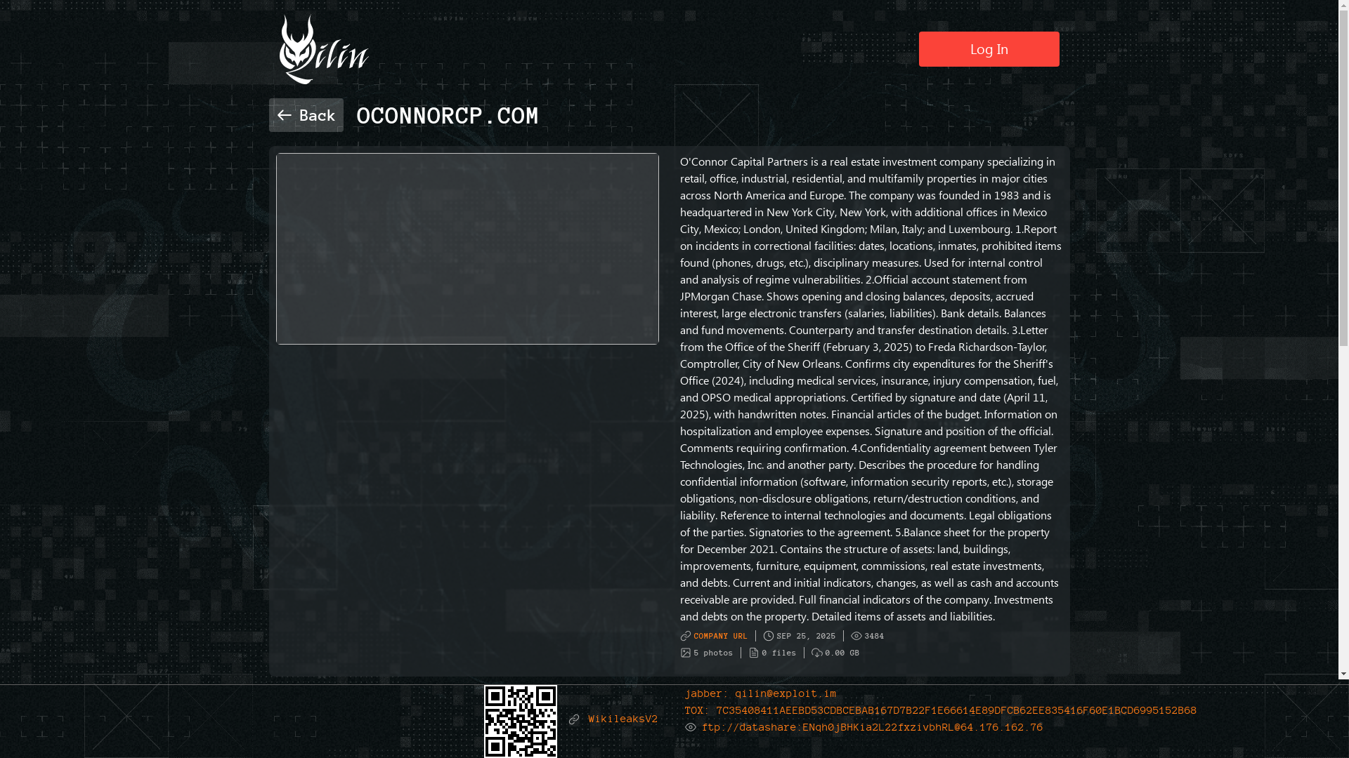 Screenshot del ataque