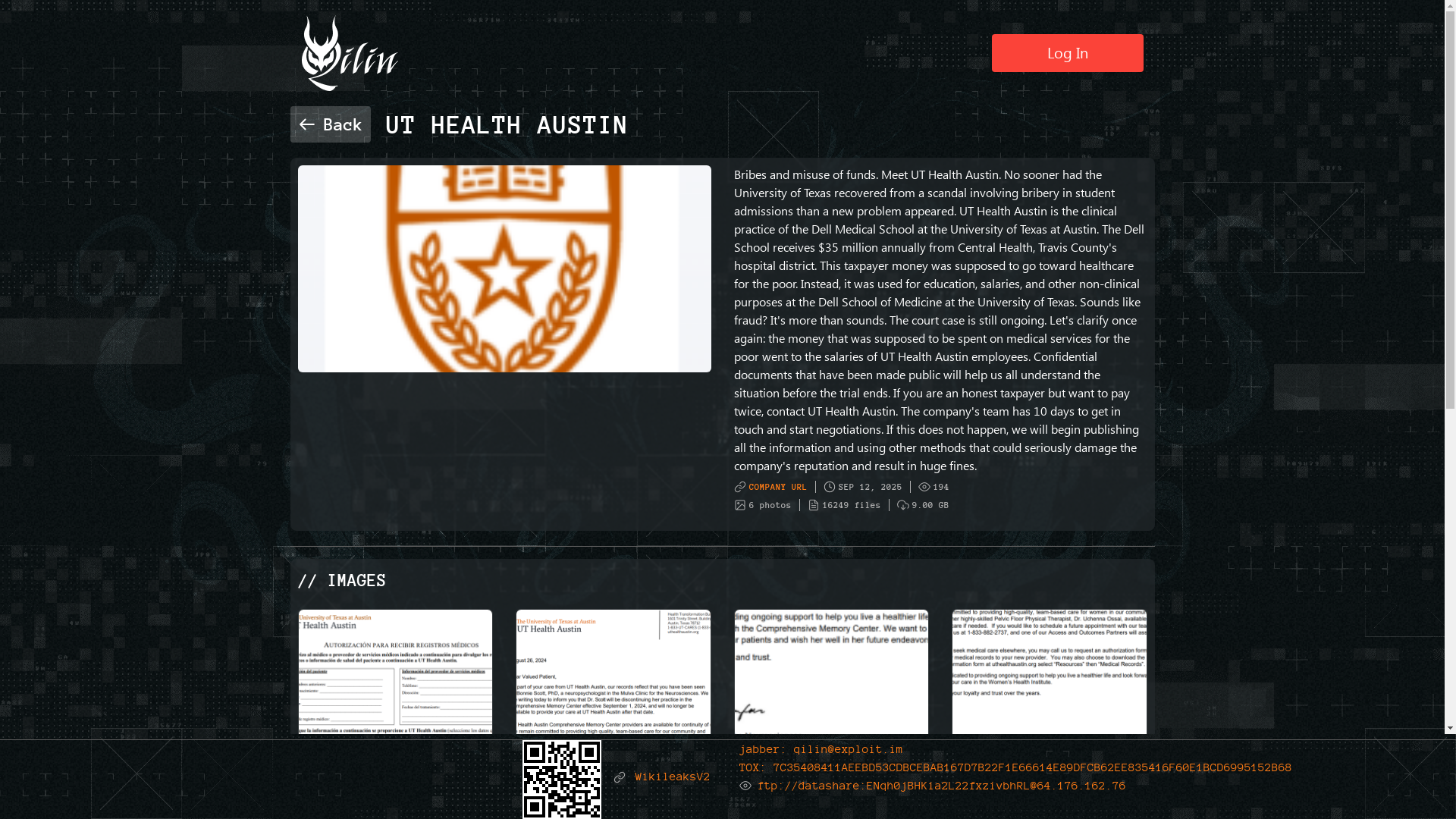 Screenshot del ataque