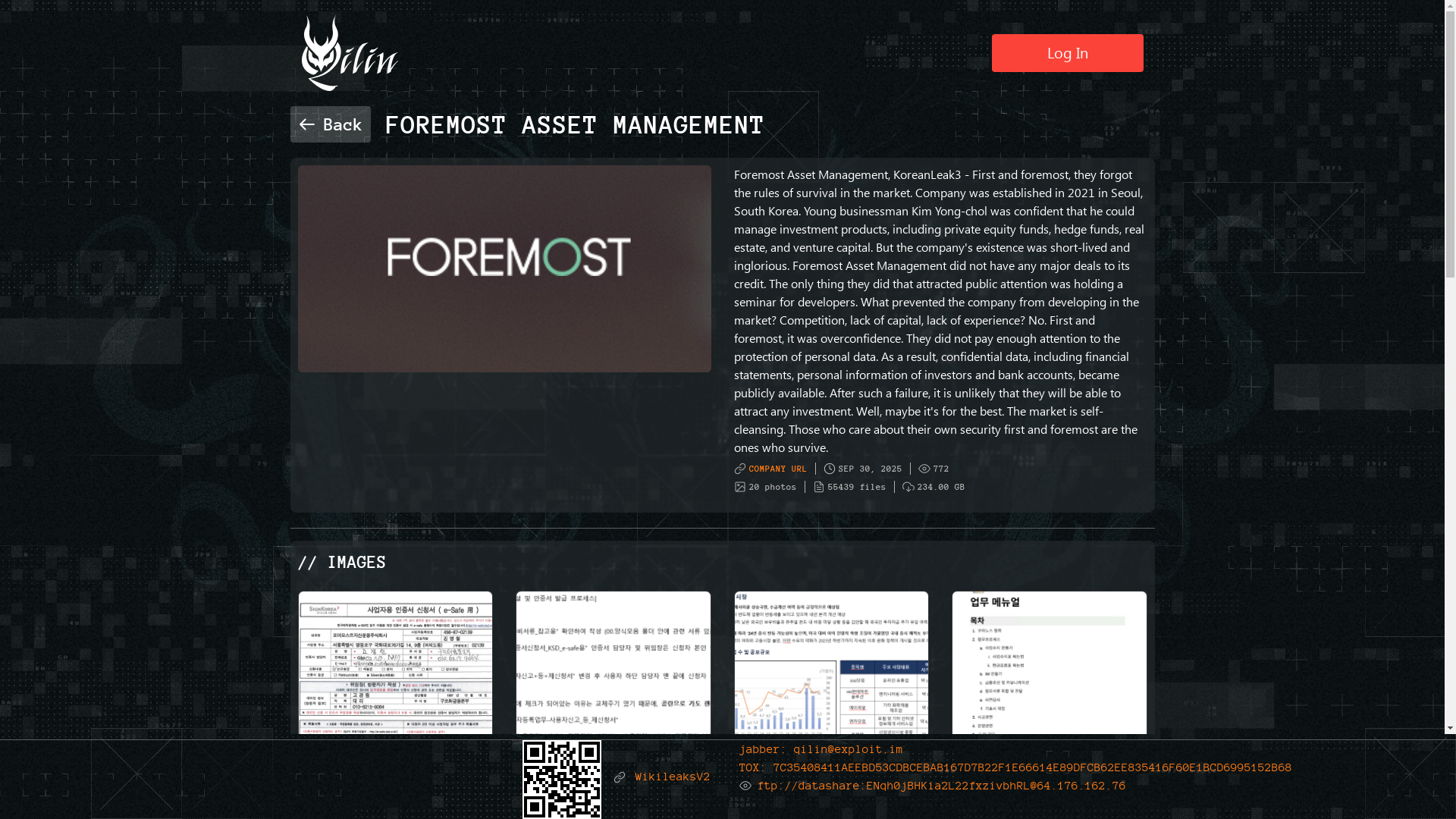 Screenshot del ataque