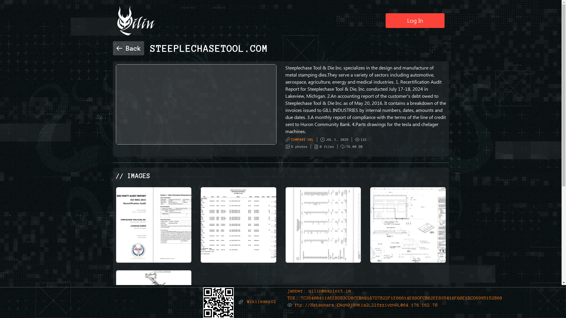 Screenshot del ataque