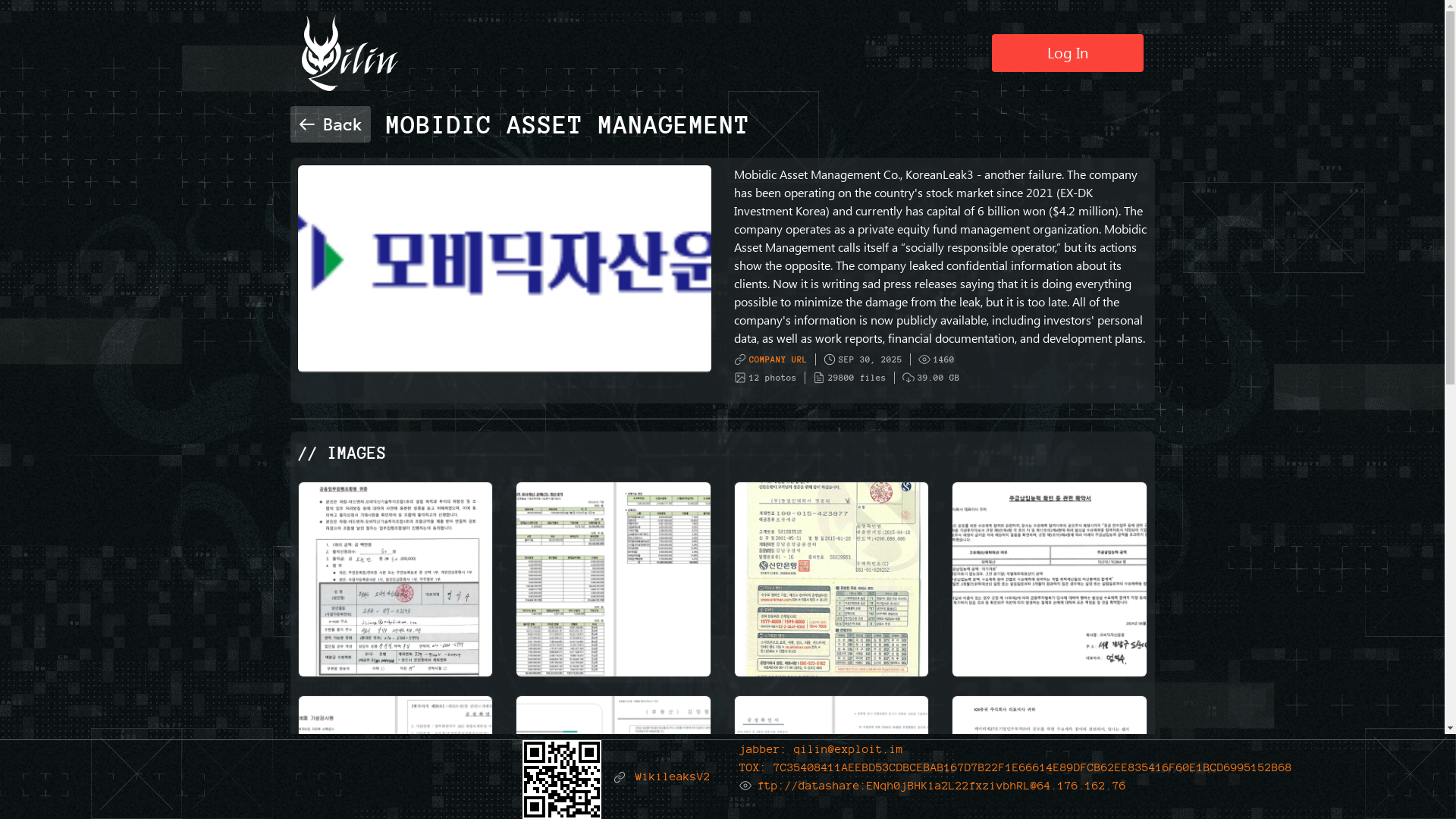 Screenshot del ataque