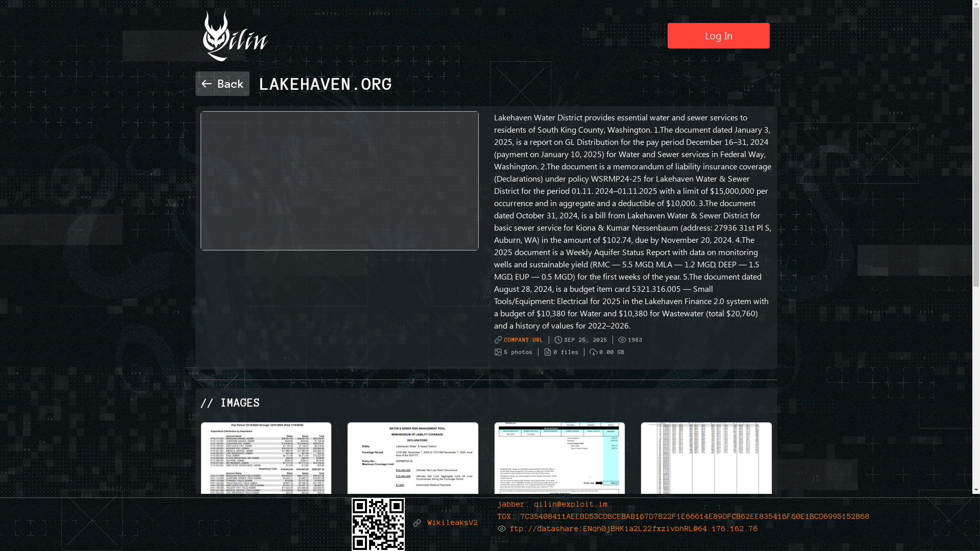 Screenshot del ataque