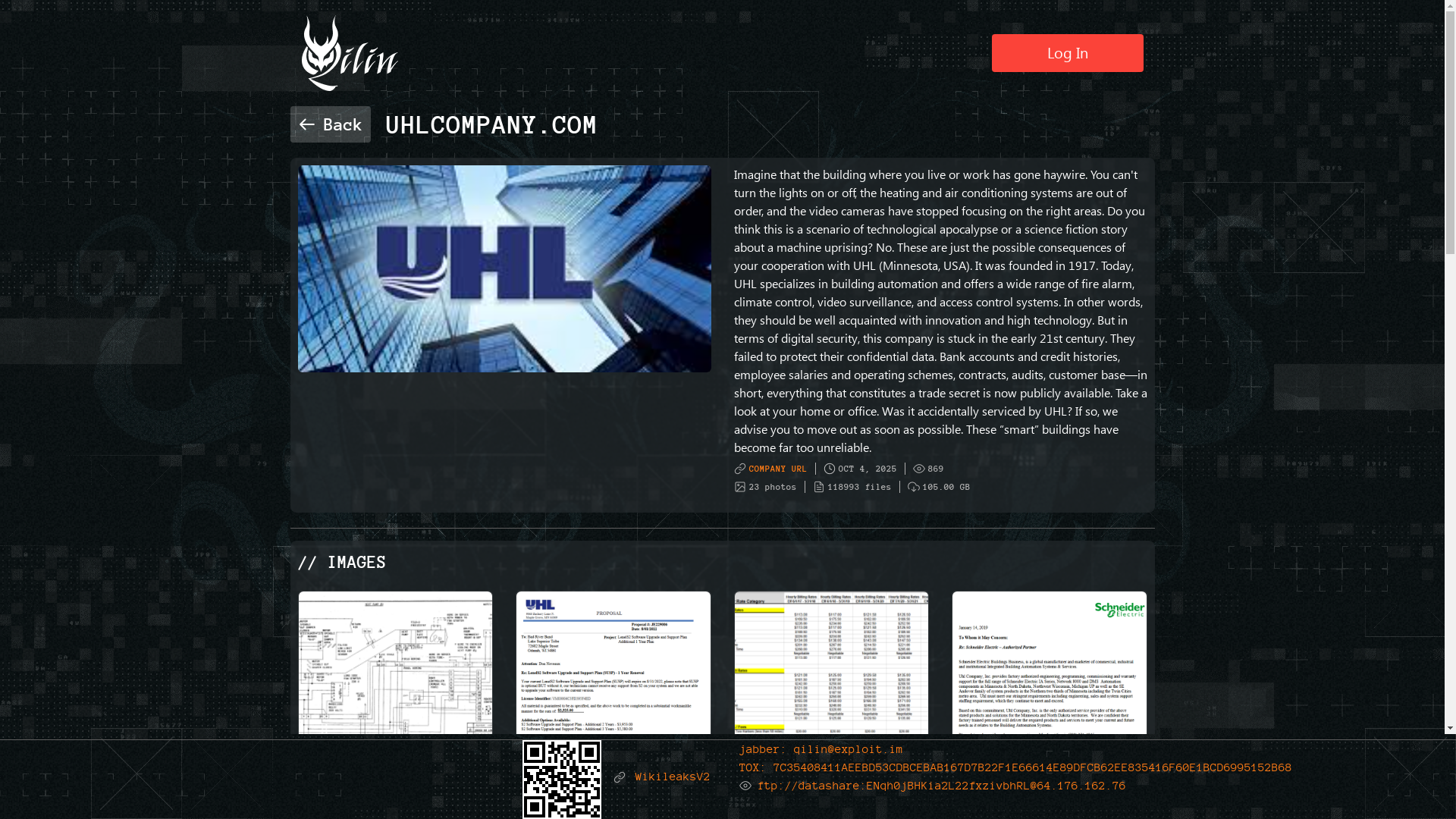 Screenshot del ataque