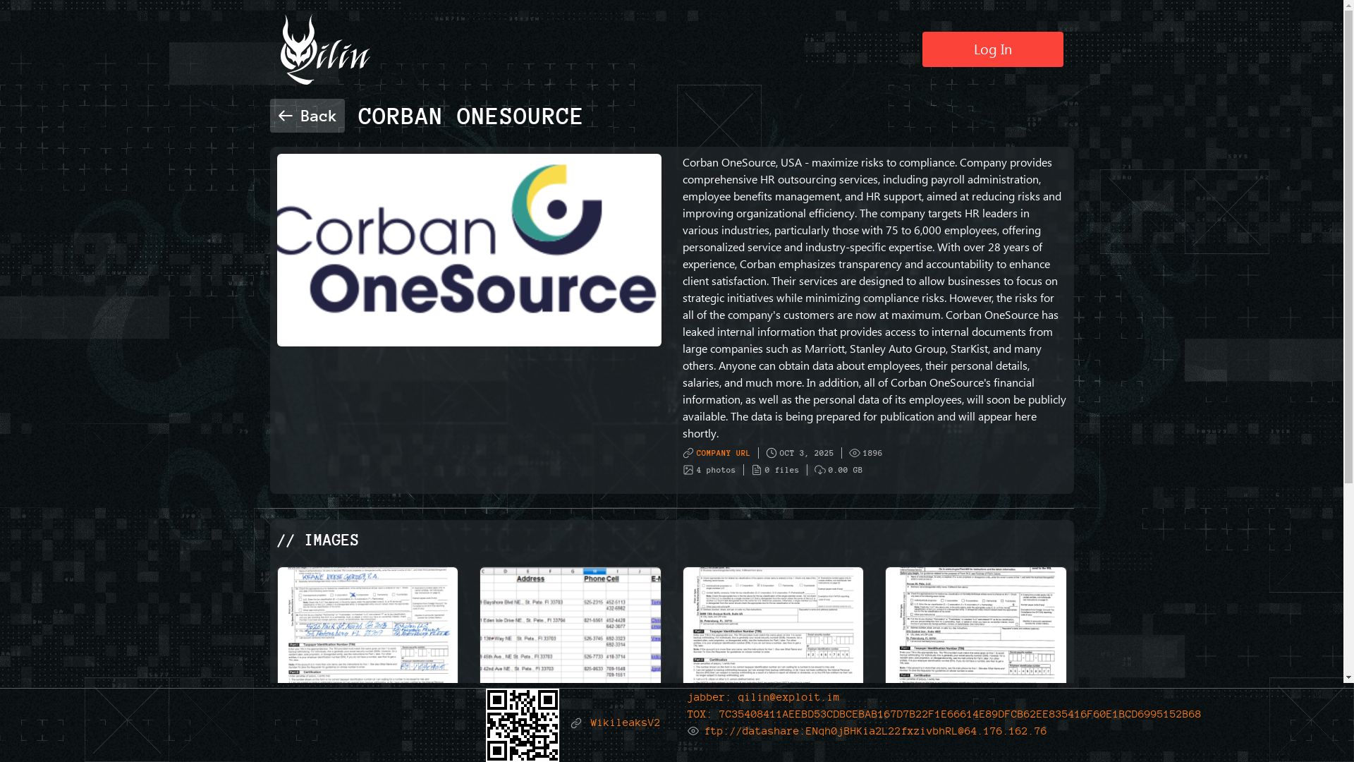 Screenshot del ataque