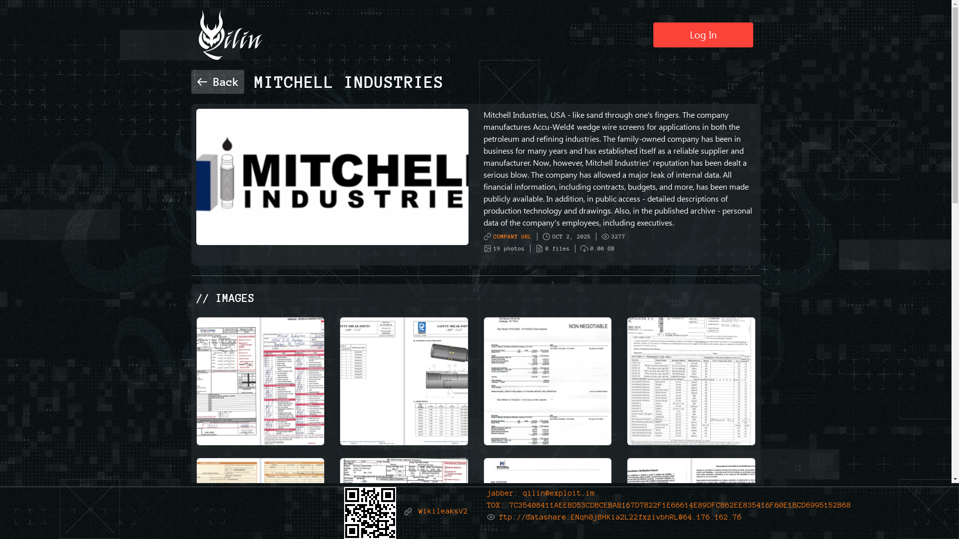 Screenshot del ataque