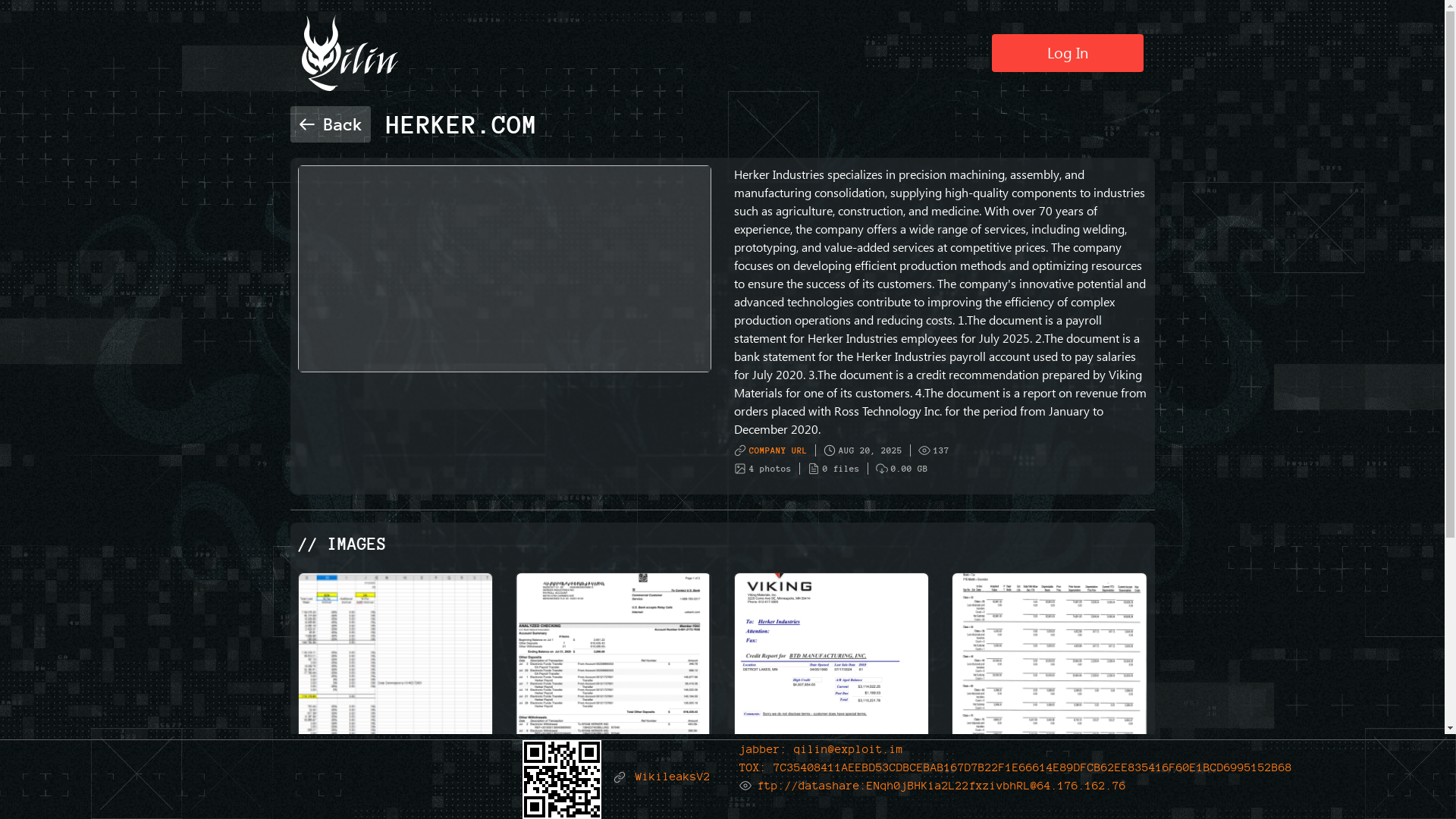 Screenshot del ataque