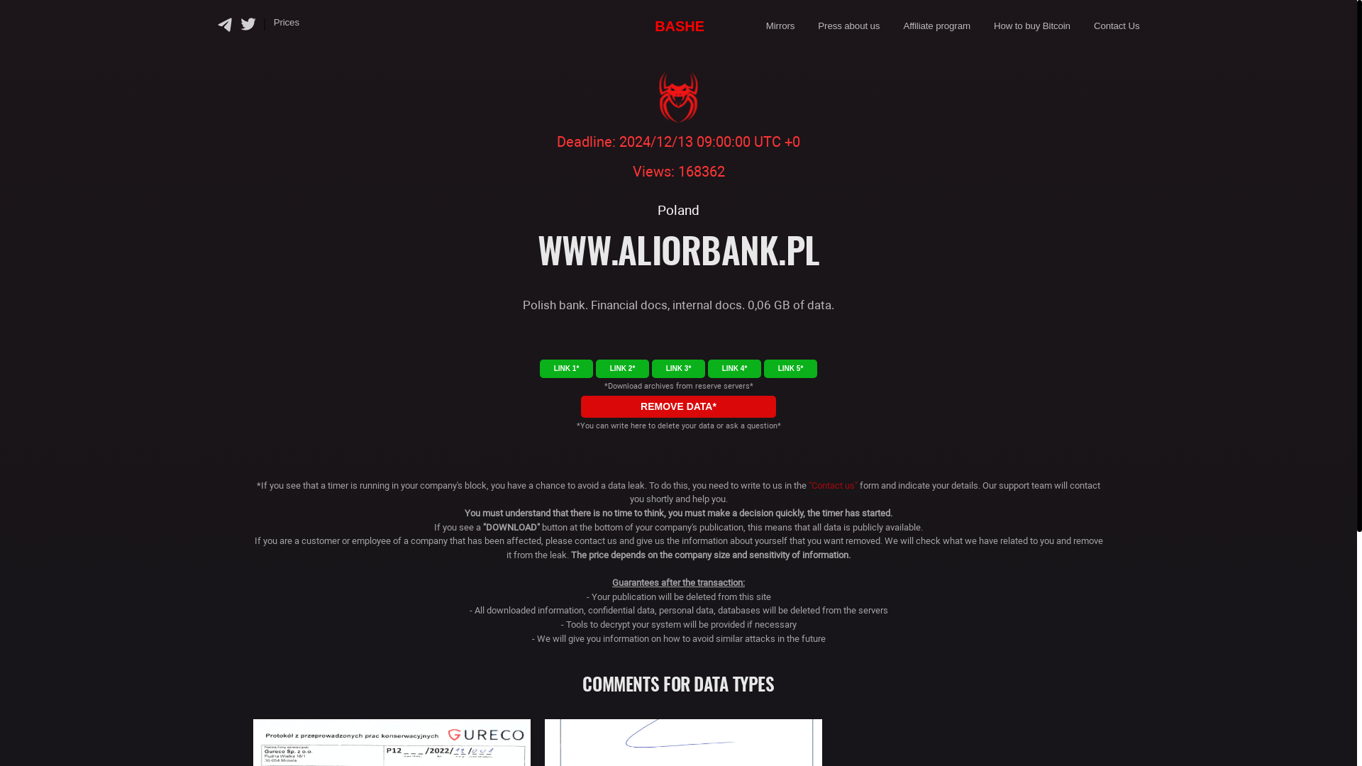 Screenshot del ataque