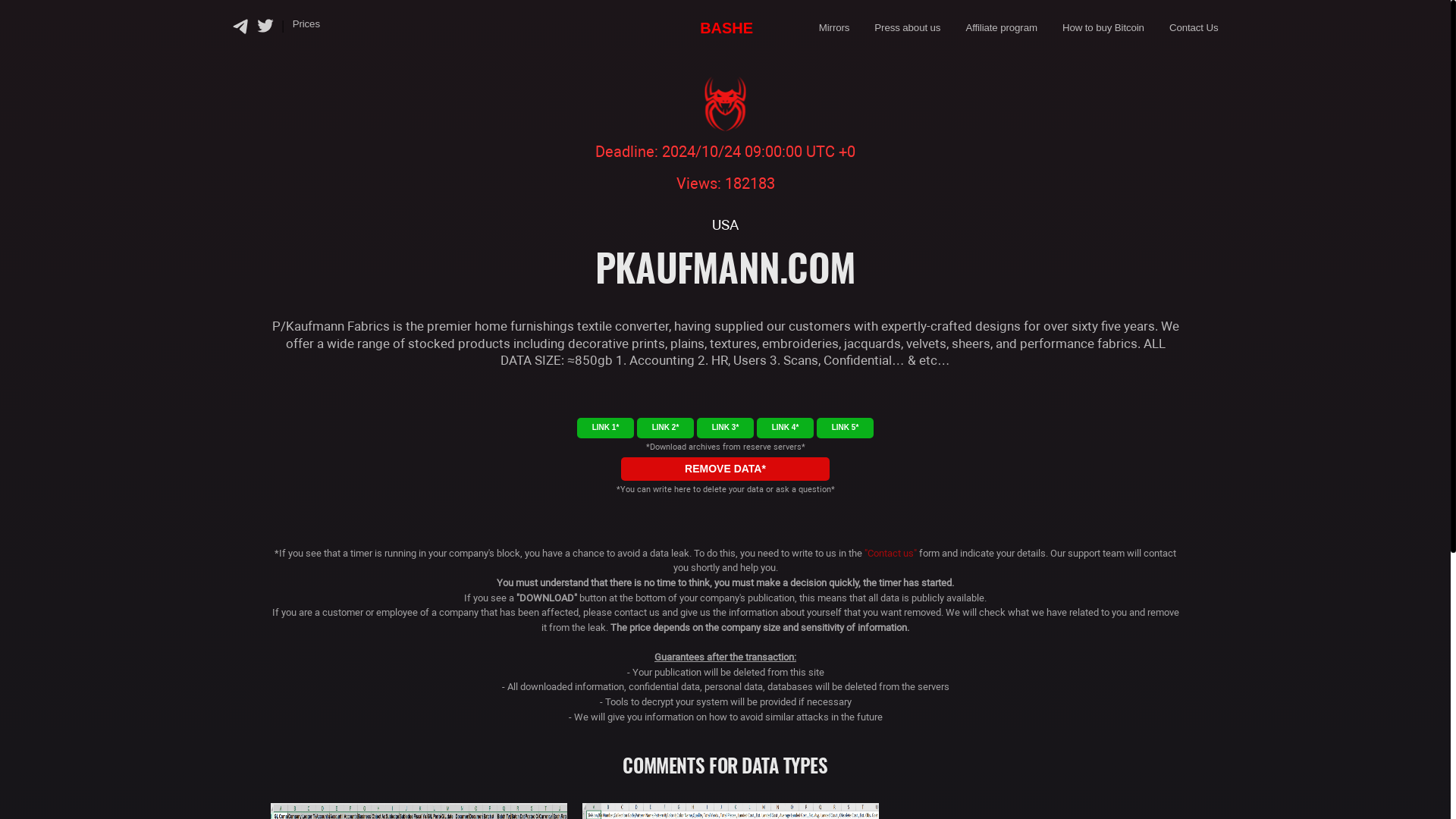 Screenshot del ataque