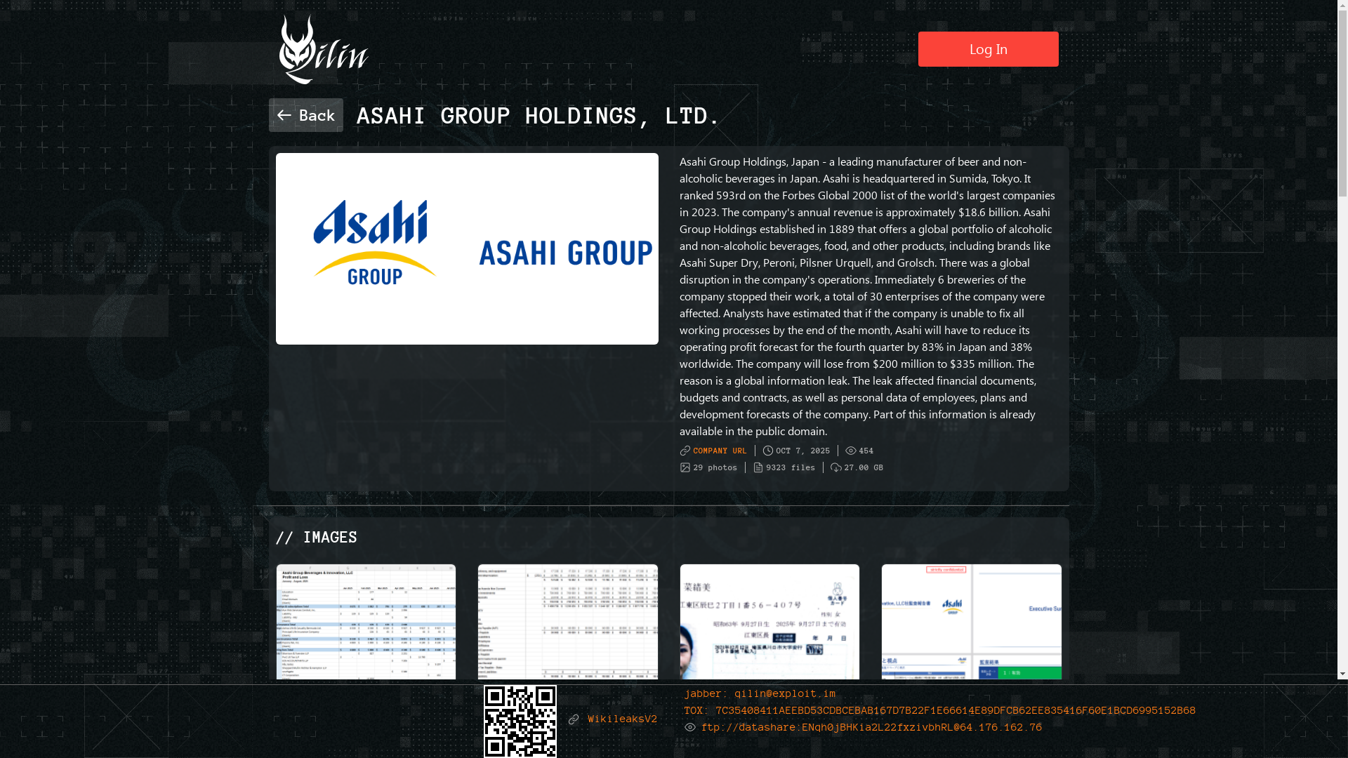 Screenshot del ataque