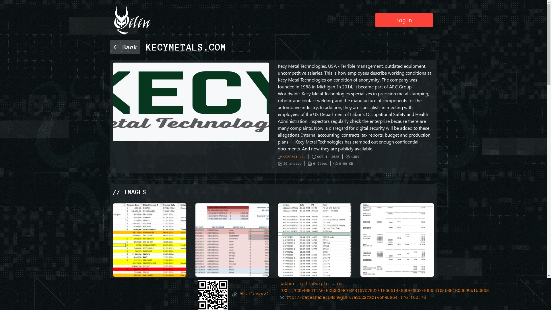 Screenshot del ataque