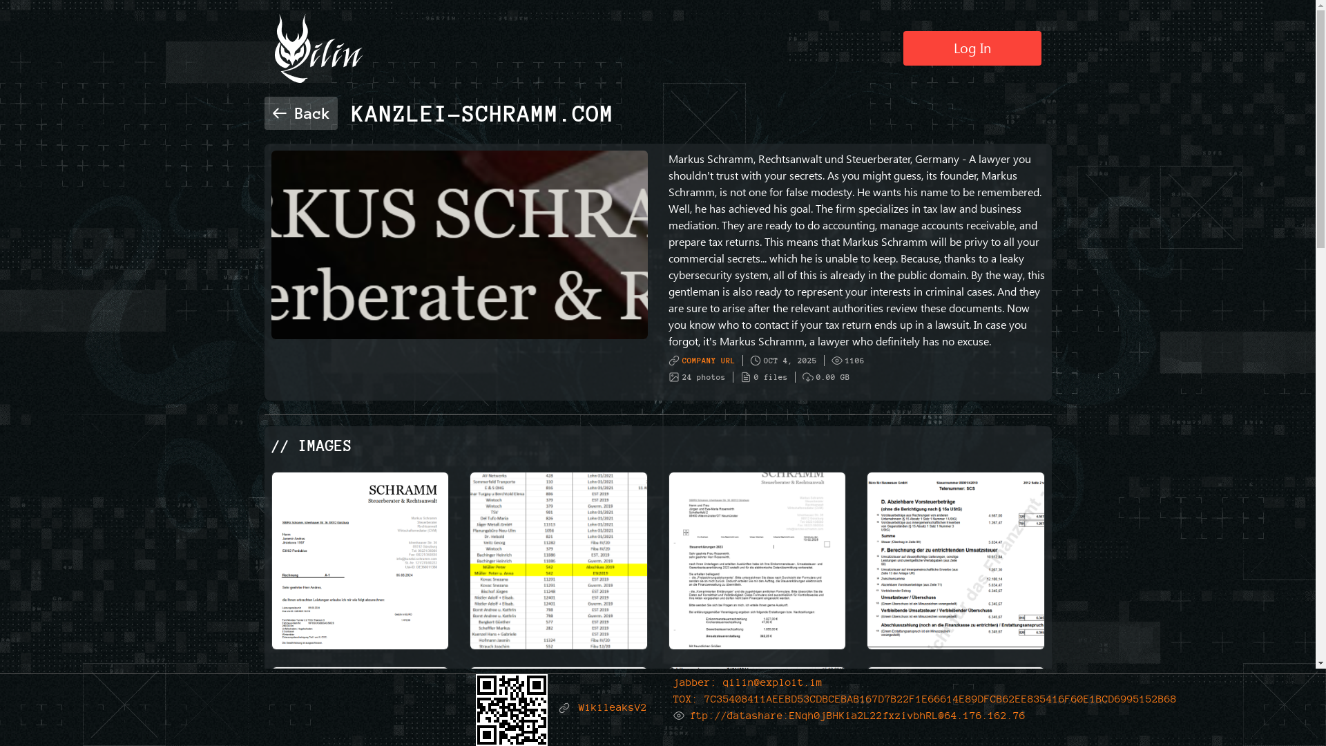 Screenshot del ataque