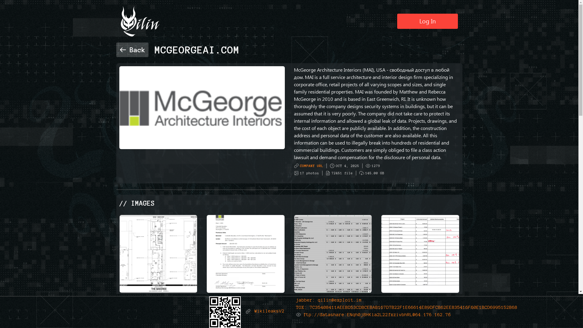 Screenshot del ataque