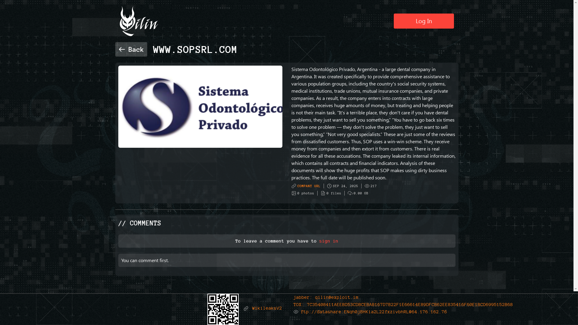 Screenshot del ataque