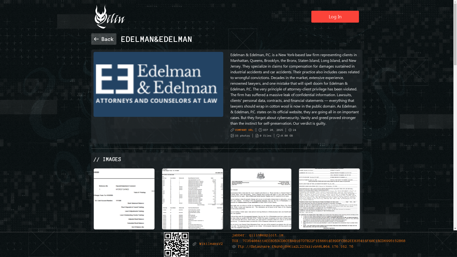 Screenshot del ataque