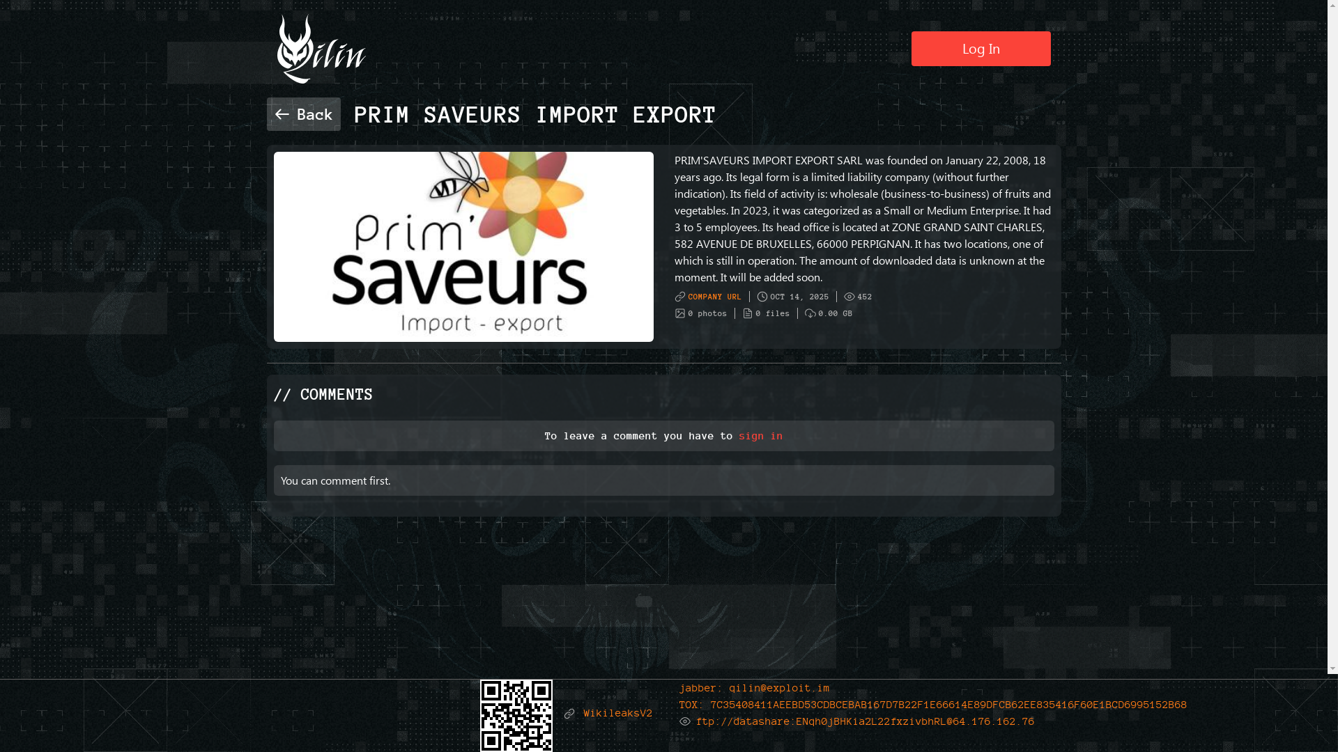 Screenshot del ataque