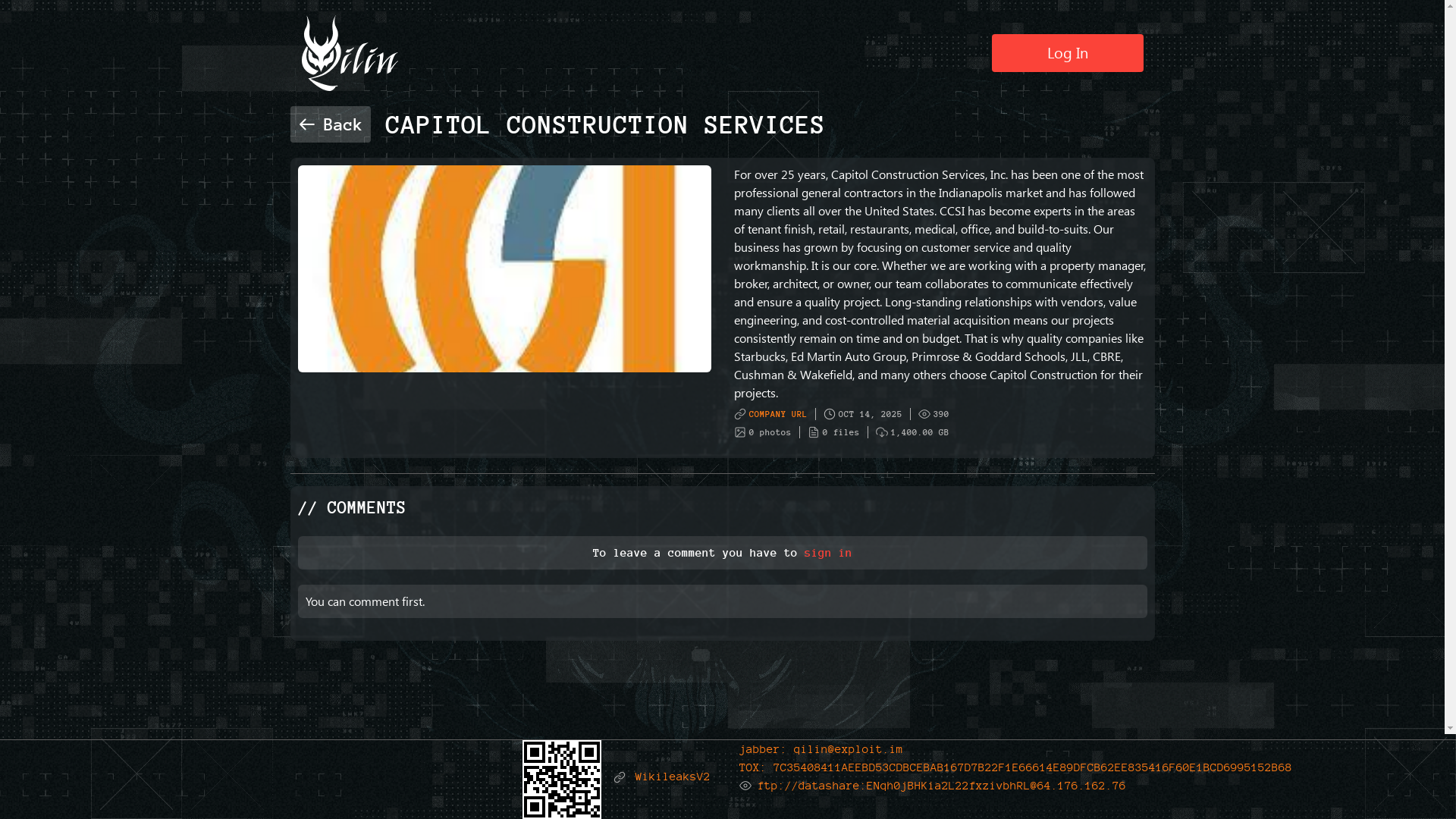 Screenshot del ataque