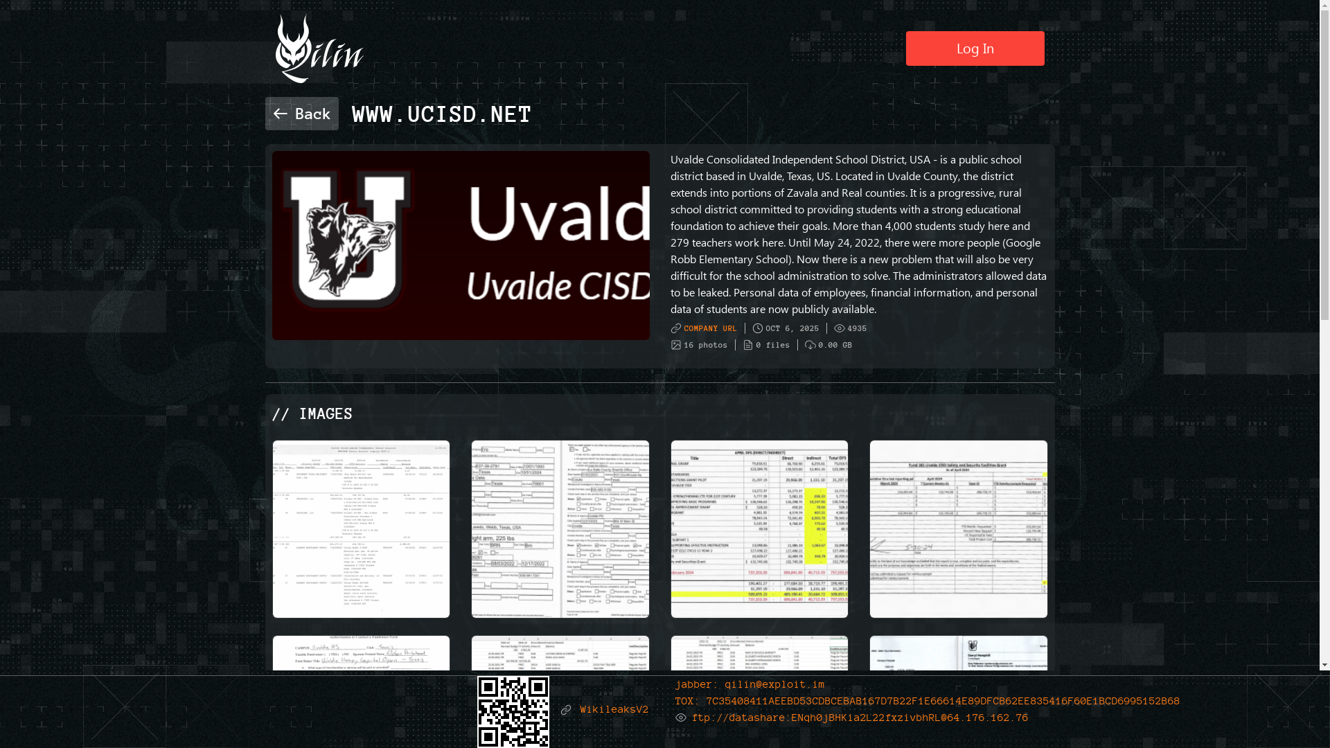 Screenshot del ataque