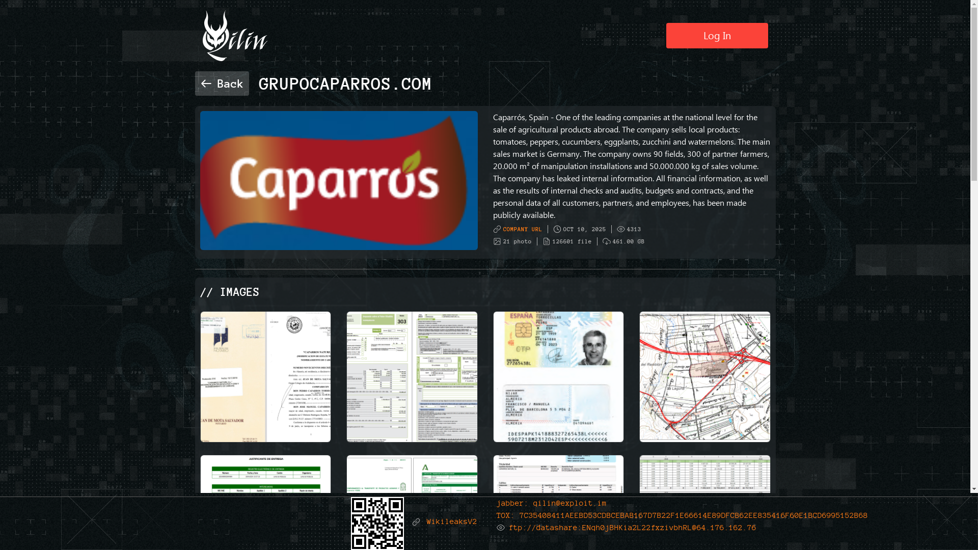 Screenshot del ataque