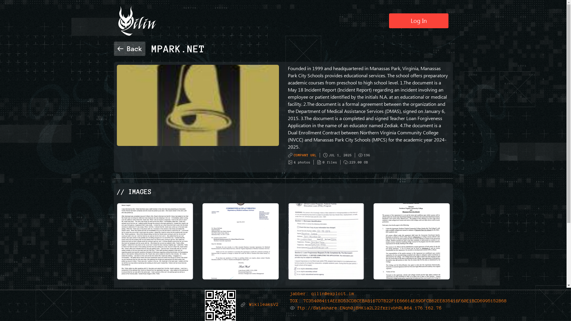 Screenshot del ataque