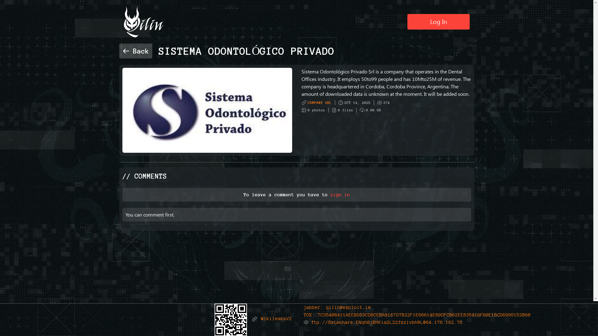 Screenshot del ataque