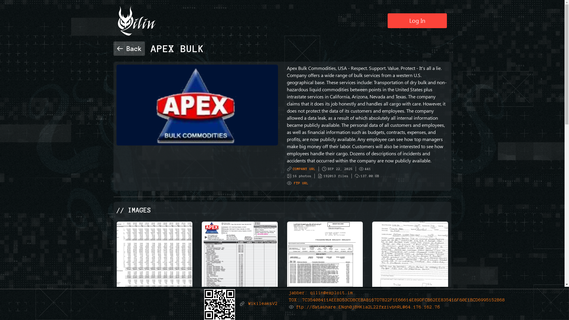 Screenshot del ataque