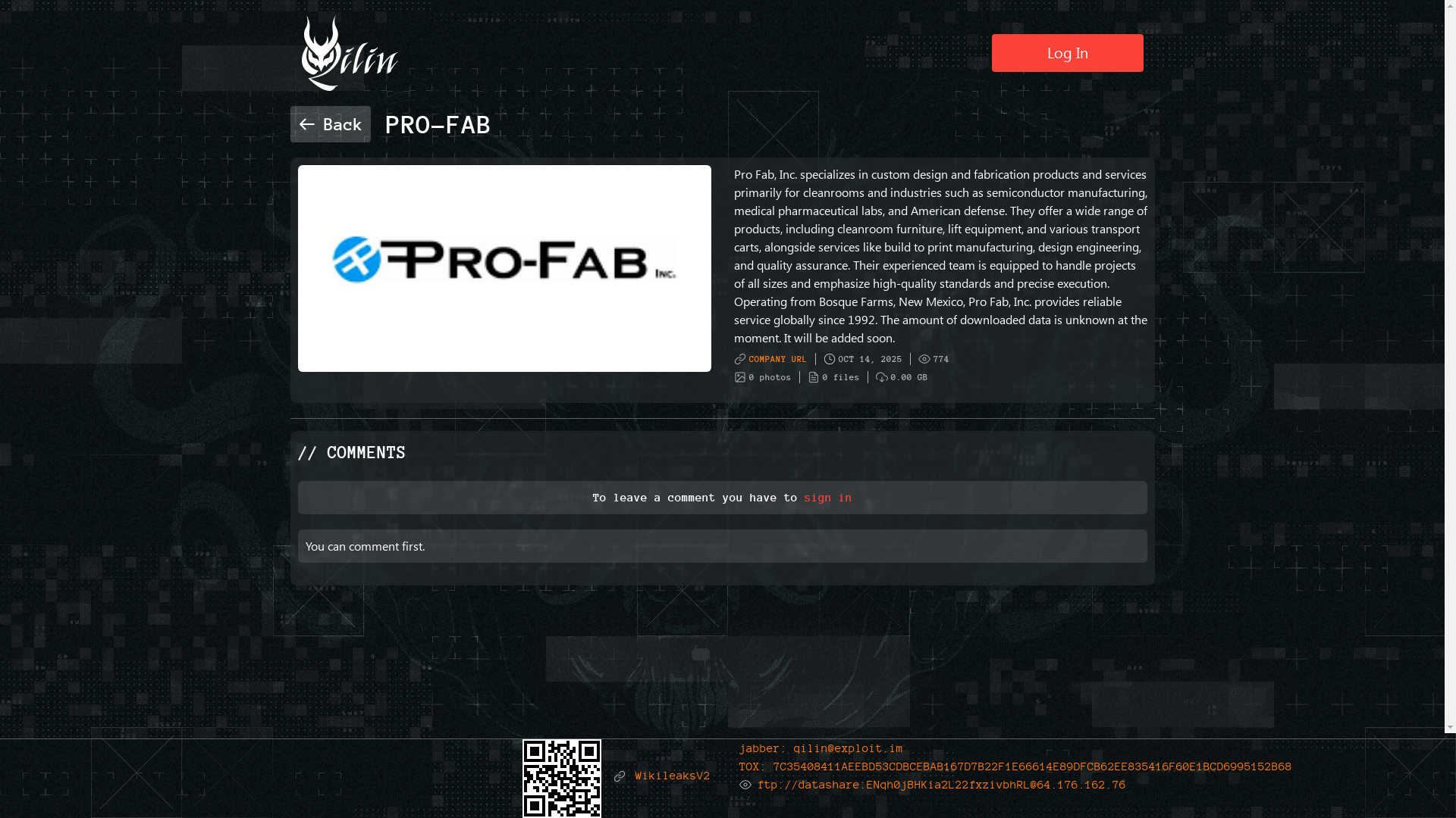 Screenshot del ataque