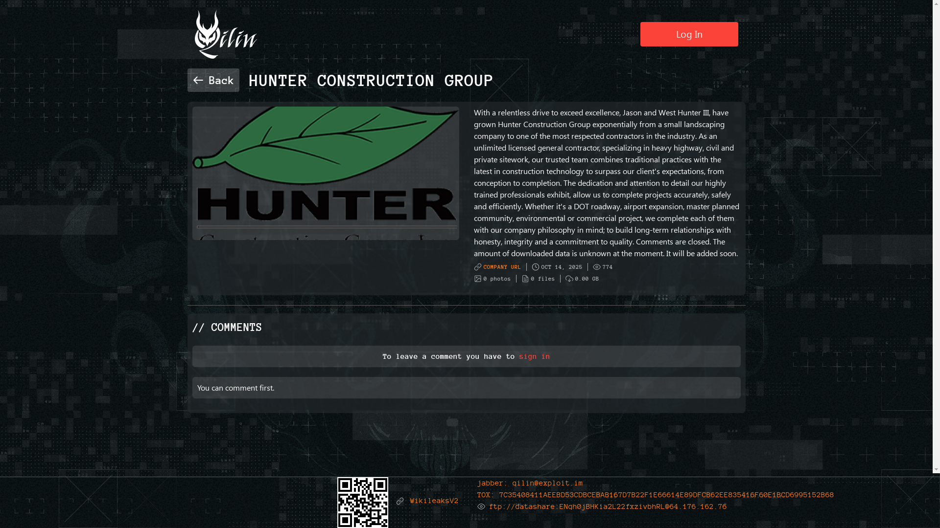 Screenshot del ataque