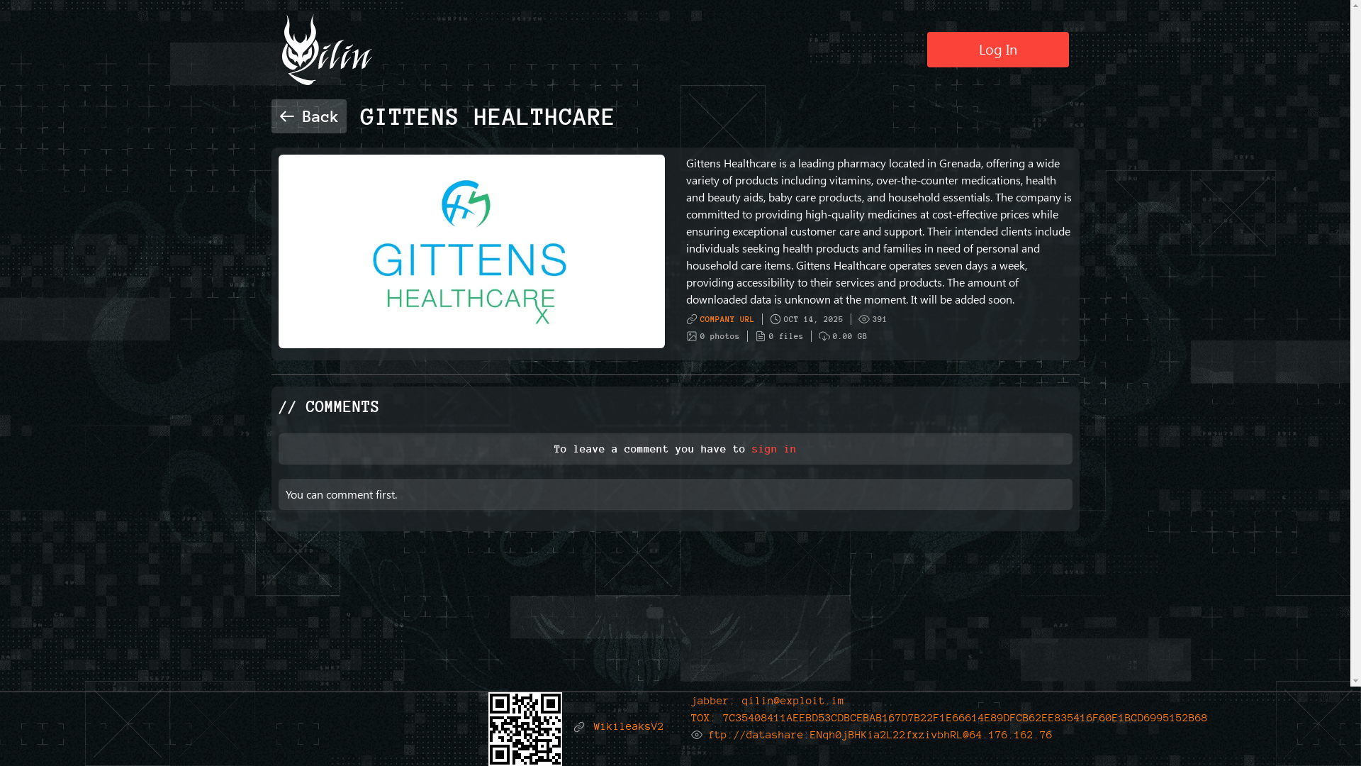 Screenshot del ataque