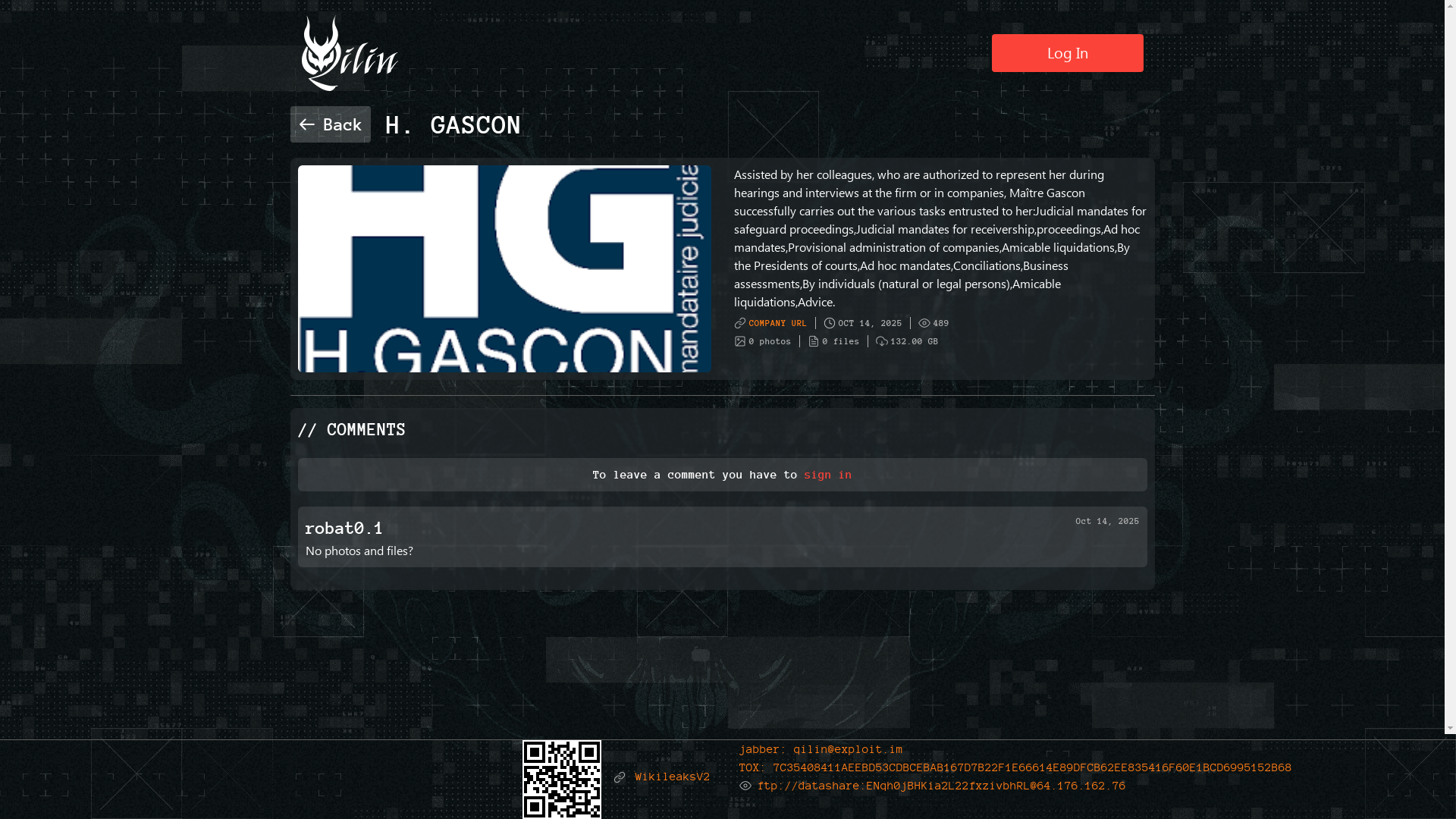 Screenshot del ataque