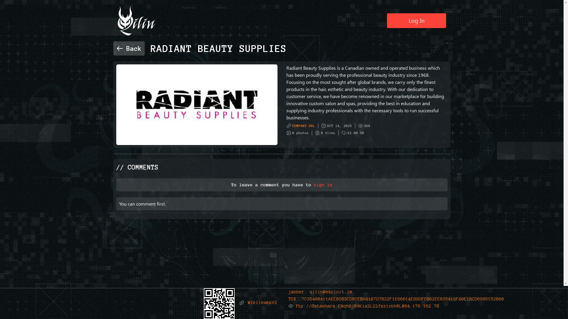 Screenshot del ataque