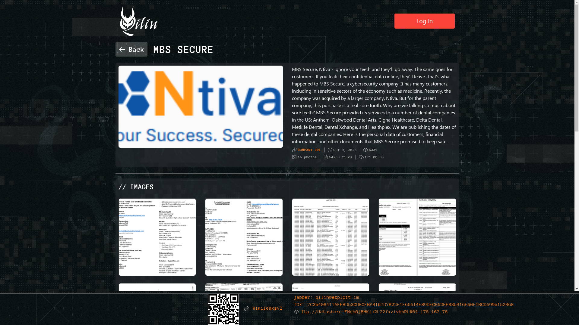 Screenshot del ataque