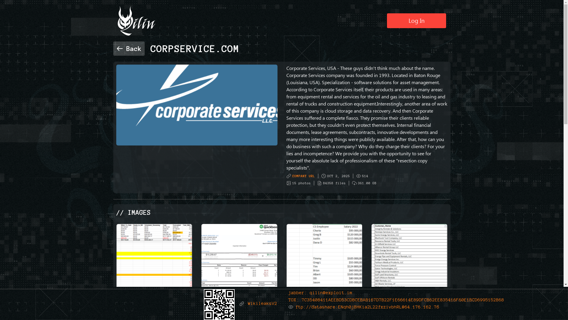 Screenshot del ataque